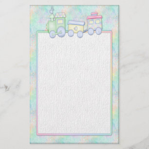 Spielzeugzug - Stationery Briefpapier