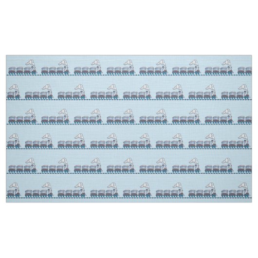 Spielzeugzug Stoff (Fat Quarter (45,7 x 55,9 cm))