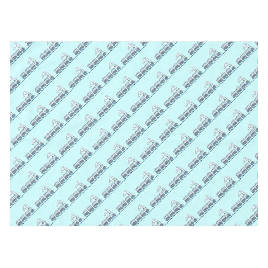 Spielzeugzug Tischdecke (Vorderseite (Horizontal))