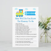 Spielzeugzug Wie gut kennen Sie Babydusche? (Stehend Vorderseite)