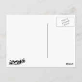 Spielzeugzüge Postkarte (Rückseite)