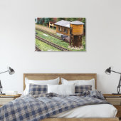 Spielzeugzugplattform Wasserturm Leinwanddruck (Insitu (Schlafzimmer))