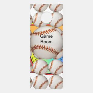 Spielzimmer Baseball Türanhänger
