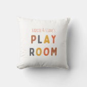 Spielzimmer Custom personalisiert Throw Kissen (Vorderseite)
