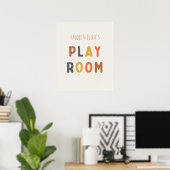 Spielzimmer Individuelle personalisierte Poster & (Heimbüro)
