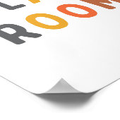 Spielzimmer Poster & Prints Modernes Schild (Ecke)