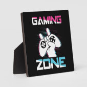 Spielzone, Mancave - Funny Video Gamer, Gaming Fotoplatte (Vorderseite)