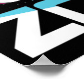 Spielzone, Mancave - Funny Video Gamer, Gaming Poster (Ecke)