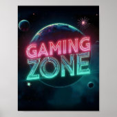 Spielzone Moderne Raumplaner Poster (Vorne)