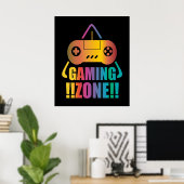 Spielzone Poster (Heimbüro)