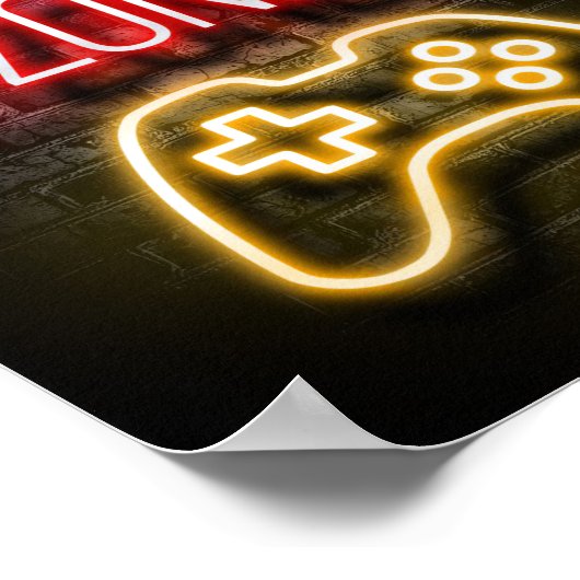 Spielzone Poster (Ecke)