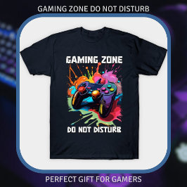 Spielzone stört kein Gamer-Geschenk des Controller T-Shirt