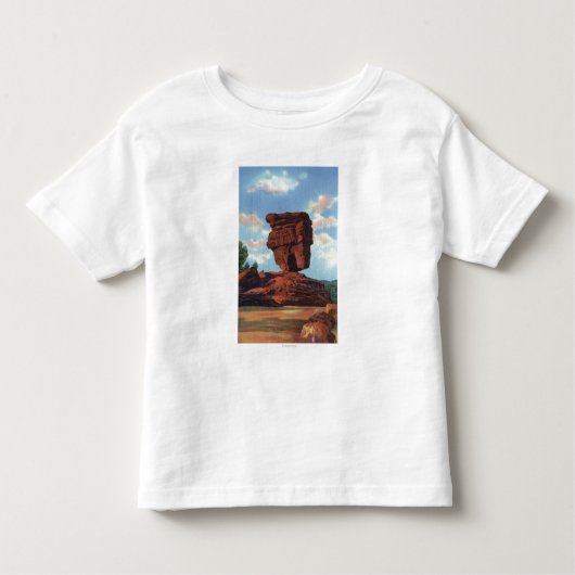 Spiess-Spitze, Colorado - ausgeglichener Felsen Kleinkind T-shirt (Vorderseite)