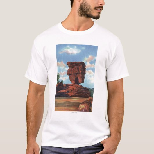 Spiess-Spitze, Colorado - ausgeglichener Felsen T-Shirt (Vorderseite)
