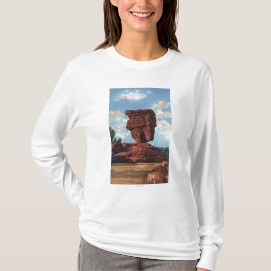 Spiess-Spitze, Colorado - ausgeglichener Felsen T-Shirt (Vorderseite)