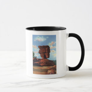 Spiess-Spitze, Colorado - ausgeglichener Felsen Tasse