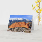 Spiess-Spitze, Colorado Springs Karte (Gelbe Blume)