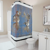 Spießenten-Enten-Vogel-Tier-Tier-Teich Duschvorhang (Beispiel)