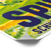 Spiez, Schweiz, Reiseplaner Poster (Ecke)