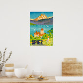 Spiez, Schweiz, Reiseplaner Poster (Küche)
