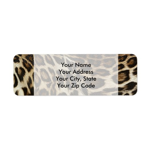 Spiffy Leopard Spots Leather Grain Look (Vorne)