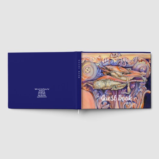 Spike and Curly Playing Tag Gästebuch (Voll)