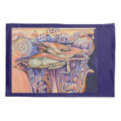 Spike and Curly Playing Tag Kissenbezug (Rückseite)