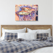 Spike and Curly Playing Tag Leinwanddruck (Insitu (Schlafzimmer))