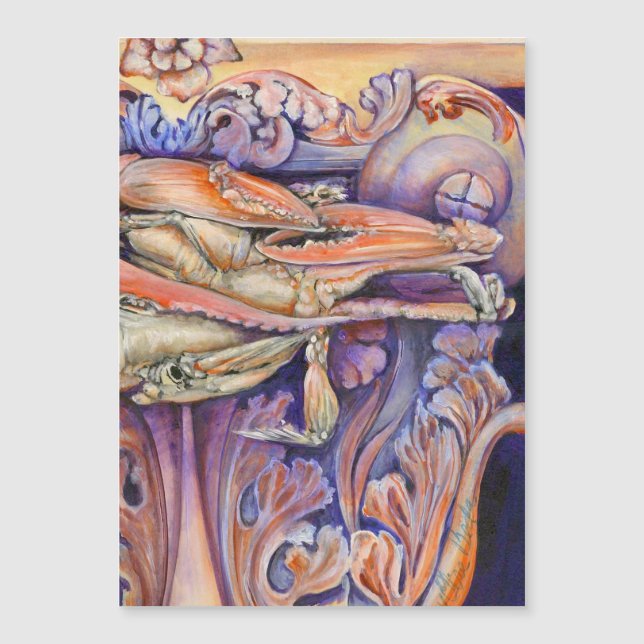 Spike and Curly Playing Tag Magnetkarte (Vorderseite)