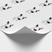 Spike der Englische Bullterrier Geschenkpapier (Ecke)