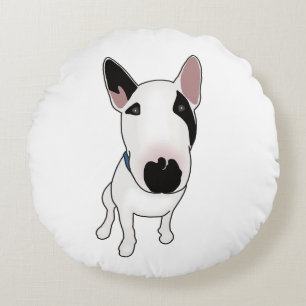 Spike der Englische Bullterrier Rundes Kissen