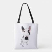 Spike der Englische Bullterrier Tasche (Rückseite)