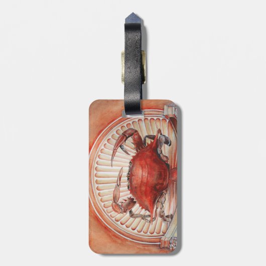 Spike, der Weltmeister Gepäckanhänger (Rückseite vertikal)