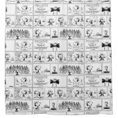 Spike ist Orchesterdirigent Duschvorhang (Vorderseite)