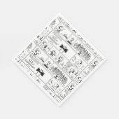 Spike ist Orchesterdirigent Serviette (Ecke)