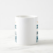 Spike, Kick, Swing! Volleyball, Fußball und Softba Kaffeetasse (Mittel)