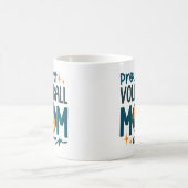 Spike, Kick, Swing! Volleyball, Fußball und Softba Kaffeetasse (Mittel)