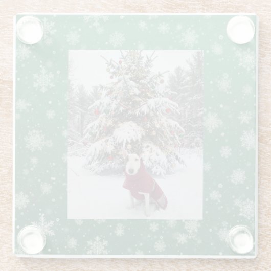 Spike "Let it snow" Glasuntersetzer (Rückseite)