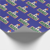 Spike "Merry Woofmass" Geschenkpapier (Ecke)