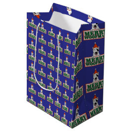 Spike "Merry Woofmass" Geschenkpapier Mittlere Geschenktüte