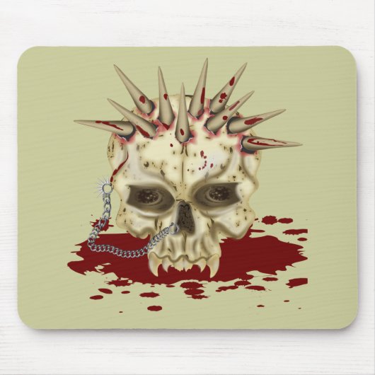 Spike Skull Mousepad (Vorne)