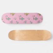 Spike Sugar Pop Muster Skateboard (Horizontal)