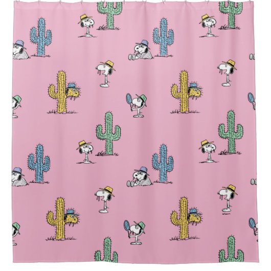 Spike Sugar Pop Pattern Duschvorhang (Vorderseite)