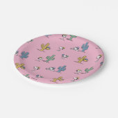 Spike Sugar Pop Pattern Pappteller (Schrägansicht)