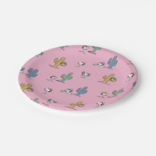 Spike Sugar Pop Pattern Pappteller (Schrägansicht)