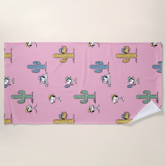 Spike Sugar Pop Pattern Strandtuch (Vorderseite)