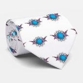 Spike Tattoo Design Krawatte (Gerollt)