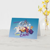 Spike, Tom & Jerry - Fang mich, wenn du kannst Karte (Gelbe Blume)