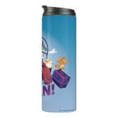 Spike, Tom & Jerry - Fang mich, wenn du kannst Thermosbecher (Nach rechts gedreht)