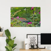 Spike Web on Butterfly Bush Poster (Heimbüro)
